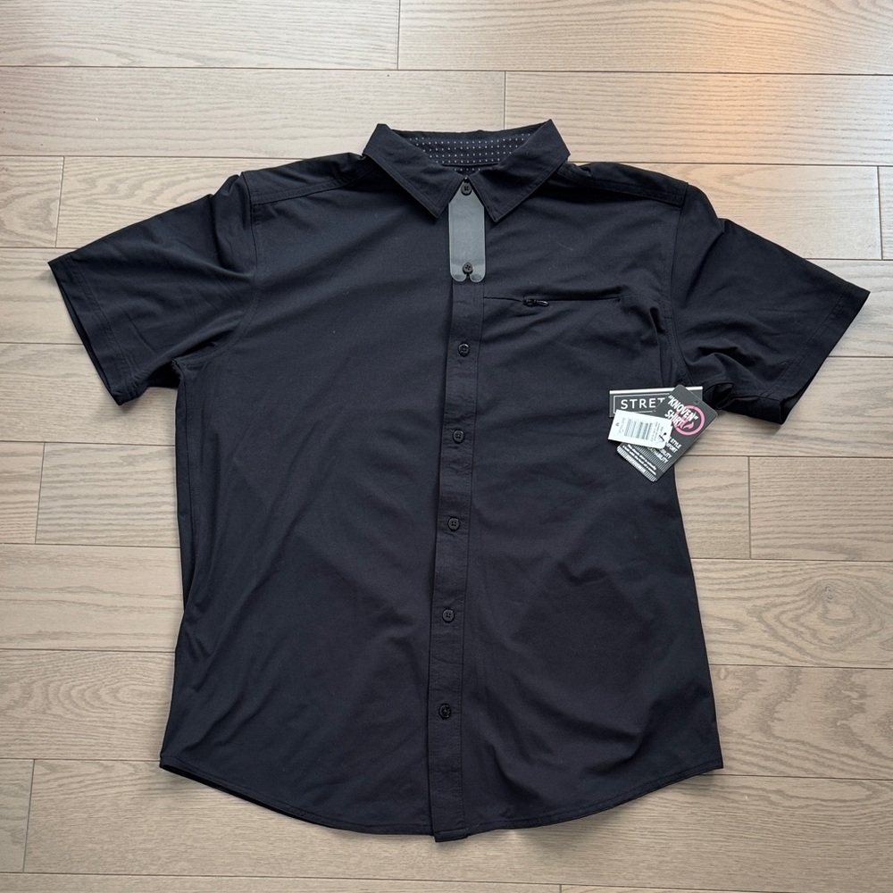 Men's Black Burnside Short Sleeve Shirt